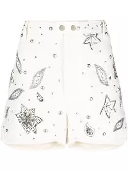ISABEL MARANT шорты Kayneliae с вышивкой, белый