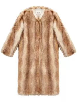 ISABEL MARANT шуба Alberta из искусственного меха, коричневый