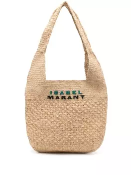ISABEL MARANT сумка Praia из рафии, нейтральный цвет
