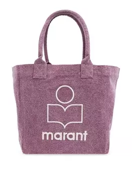 ISABEL MARANT сумка-шоппер с вышитым логотипом Yenky, фиолетовый