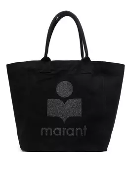 ISABEL MARANT сумка-тоут с логотипом, черный
