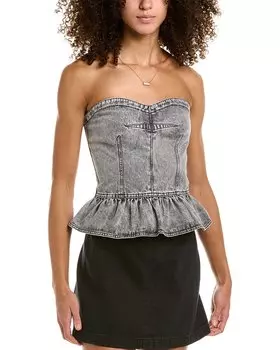 Isabel Marant toile Solizinia Топ, серый