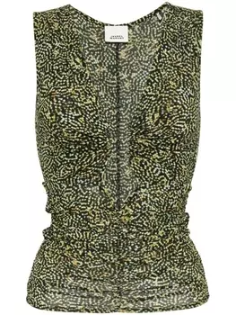 ISABEL MARANT топ Jillya без рукавов, черный