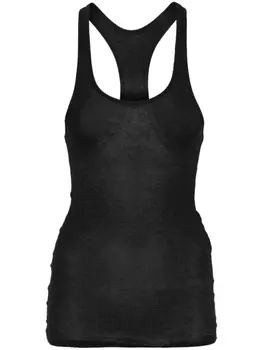 ISABEL MARANT топ Tenesy с вышитым логотипом, черный
