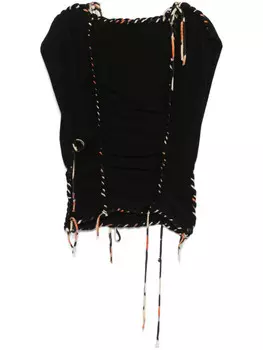 ISABEL MARANT топ Zohra, черный