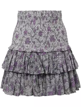 ISABEL MARANT юбка Naomi, серый