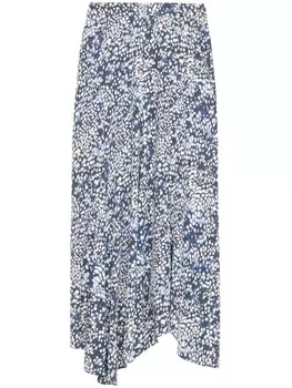 ISABEL MARANT юбка с цветочным принтом, синий