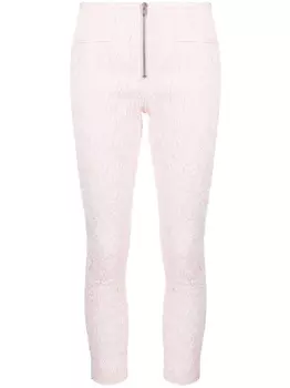 ISABEL MARANT укороченные брюки с жатым эффектом, розовый