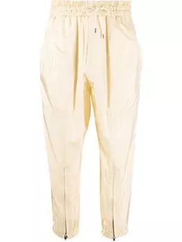 ISABEL MARANT укороченные зауженные брюки Lahore, желтый
