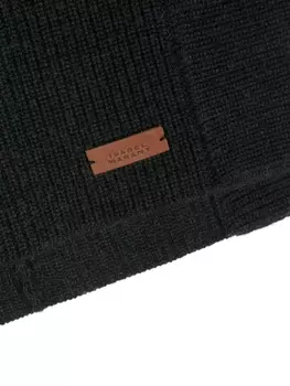 ISABEL MARANT вязаный воротник с капюшоном, серый