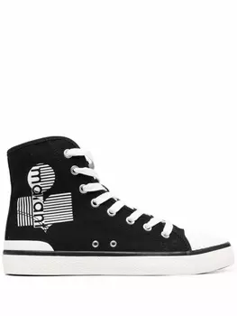 ISABEL MARANT высокие кеды, черный