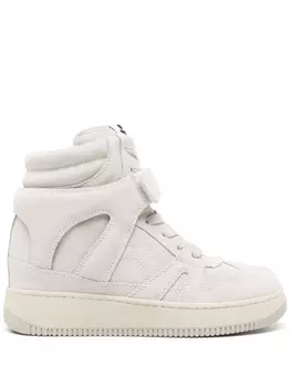 ISABEL MARANT высокие кроссовки Ellyn, нейтральный цвет