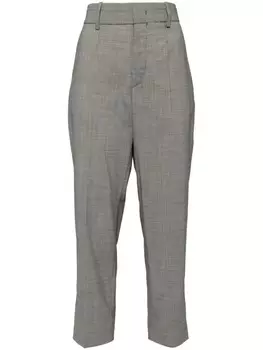 ISABEL MARANT зауженные шерстяные брюки, серый