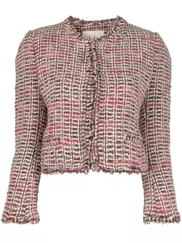 ISABEL MARANT жакет из букле, розовый