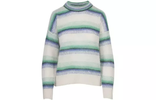 ISABEL MARANT Женский свободный свитер FW21, зеленый