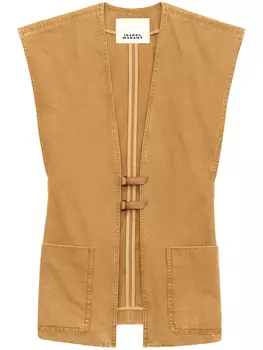 ISABEL MARANT жилет Falila, коричневый