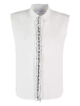 Isabelle Blanche рубашка Egret, белый