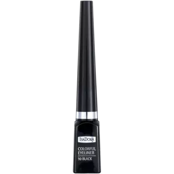IsaDora Colorful подводка для глаз 10 черная, 3,7 мл