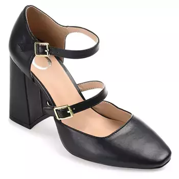 Isadorah широкие туфли Мэри Джейн Journee, черный