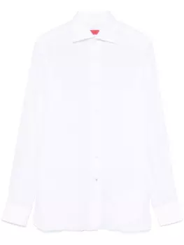 Isaia льняная рубашка, белый