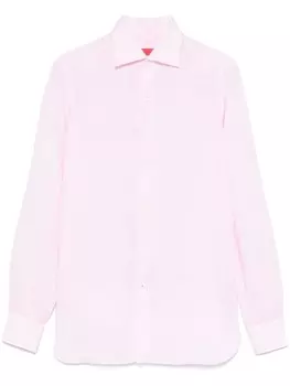 Isaia льняная рубашка, розовый