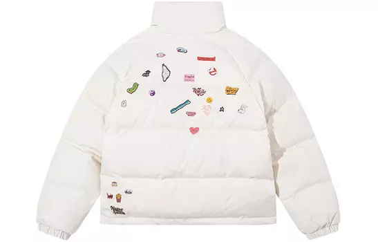 ISaluteU Пуховик унисекс, Бежевый