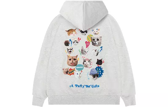 ISaluteU толстовка унисекс, Белый/Серый