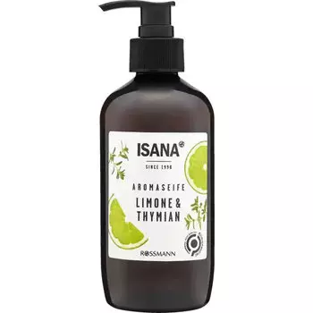 ISANA Жидкое мыло с дозатором Лайм и Тимьян 350 мл Увлажняющее