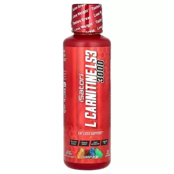 Isatori L-Carnitine LS3 3000 Gummy Bear, 16 жидких унций (480 мл)