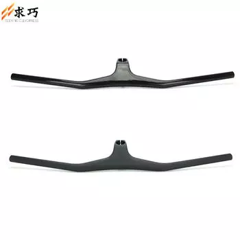 Ищем популярный велосипед с цельным прямым рулем, горный велосипед, руль 17 градусов, цельный альпинистский руль из углеродного волокна Seeking Cleverness