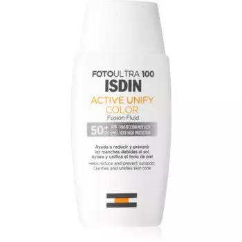 ISDIN Foto Ultra 100 Active Unify защитный тонирующий крем против пигментации SPF 50+ 50 мл