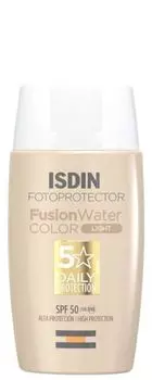 Isdin Fotoprotector Fusion Water SPF50 красящий крем с фильтром, light