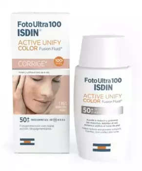 Isdin Fotoultra 100 Active Unify Color SPF 50+ 50 мл Фотозащитное и депигментирующее действие
