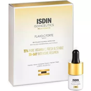 Isdinceutics Flavo C Forte Serum Интенсивная антиоксидантная сыворотка, 3 флакона, Isdin