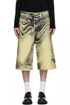 Искаженные джинсовые шорты Camperlab, мультиколор