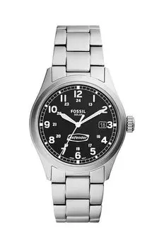 Ископаемые часы Fossil, серебро