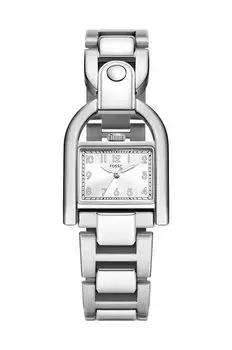 Ископаемые часы Fossil, серебро