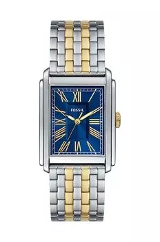 Ископаемые часы Fossil, серебро