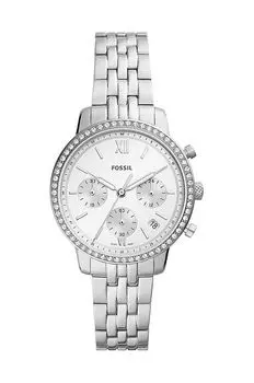 Ископаемые часы Fossil, серебро