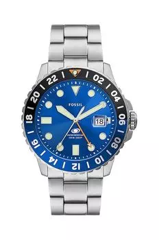 Ископаемые часы Fossil, серебро