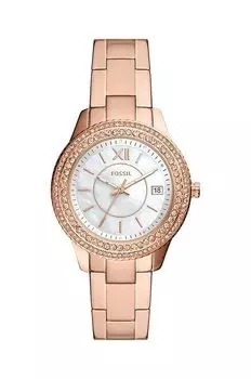 Ископаемые часы Fossil, золотой
