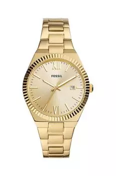 Ископаемые часы Fossil, золотой