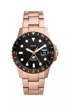 Ископаемые часы Fossil, золотой