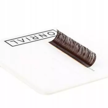 ИСКУССТВЕННЫЕ РЕСНИЦЫ ONRIAL ТЕМНЫЙ ШОКОЛАД/21 ПОЛОСКА/D 0,10 7 мм Inne
