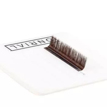 ИСКУССТВЕННЫЕ РЕСНИЦЫ ONRIAL ТЕМНЫЙ ШОКОЛАД/21 ПОЛОСКА/V 0.10 МИКС 6-13 Inne