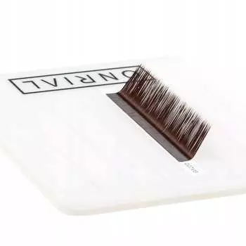 ИСКУССТВЕННЫЕ РЕСНИЦЫ ONRIAL ТЕМНЫЙ ШОКОЛАД/21 ПОЛОСКА/Л 0,10 14 мм