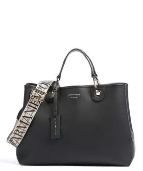 Искусственная кожа My EA Шоппер Emporio Armani, черный