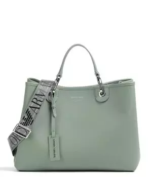 Искусственная кожа My EA Шоппер Emporio Armani, зеленый