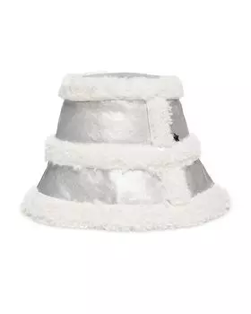 Искусственная овчина &; Панама из искусственной кожи с эффектом металлик Jocelyn, цвет Multi