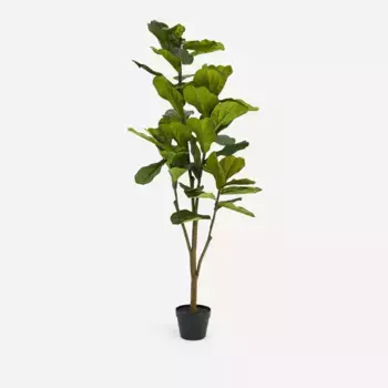 Искусственное дерево Ficus Lyrata 150 см El Corte Ingls, зеленый